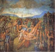 Michelangelo Buonarroti Conversion of St.Paul painting